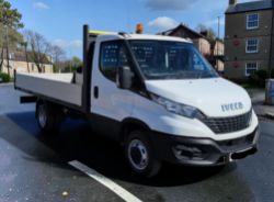 **(ONLY 118K MILEAGE)** 2020 IVECO DAILY 35C14B 2.3 DIESEL MANUAL CHASSIS CAB WHITE