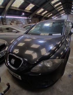 2007 SEAT LEON FR TDI – 2.0 DIESEL – MANUAL – BLACK >>--NO VAT ON HAMMER--<<