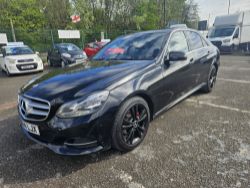 2014 MERCEDES-BENZ E220 SE CDI AUTO 2143CC DIESEL SALOON BLACK >>--NO VAT ON HAMMER--<<