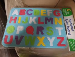 MIX OF 500× BUNDLES OF CHILDREN'S EDUCATION FOAM BOARDS
