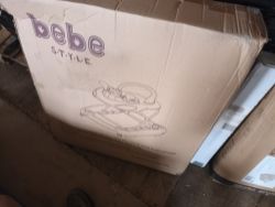 PALLET OF 23 X BEBE STYLE RETURNS (WALKERS< TABLE & CHAIR SETS, CAR SEATS)