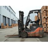**(INCLUDES CHARGER)**2013 TOYOTA 8FBET15 ELECTRIC FORKLIFT – 1.5 TONNE – STANDARD MAST