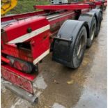 ENNISON SKELLY TRAILER – 3-AXLE CONTAINER TRAILER WITH EXTENDABLE SLIDE