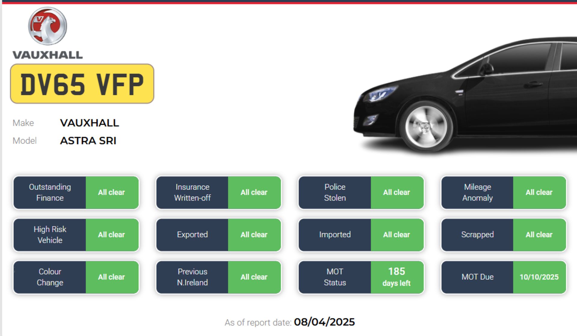 2015 VAUXHALL ASTRA SRI - 2 PREVIOUS KEEPERS - 1.4L - NO VAT ON HAMMER - Image 11 of 11