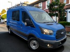 **(ONLY 121K MILEAGE)** 2017 FORD TRANSIT 350 L3H2 1996CC MANUAL DIESEL >>--NO VAT ON HAMMER--<<