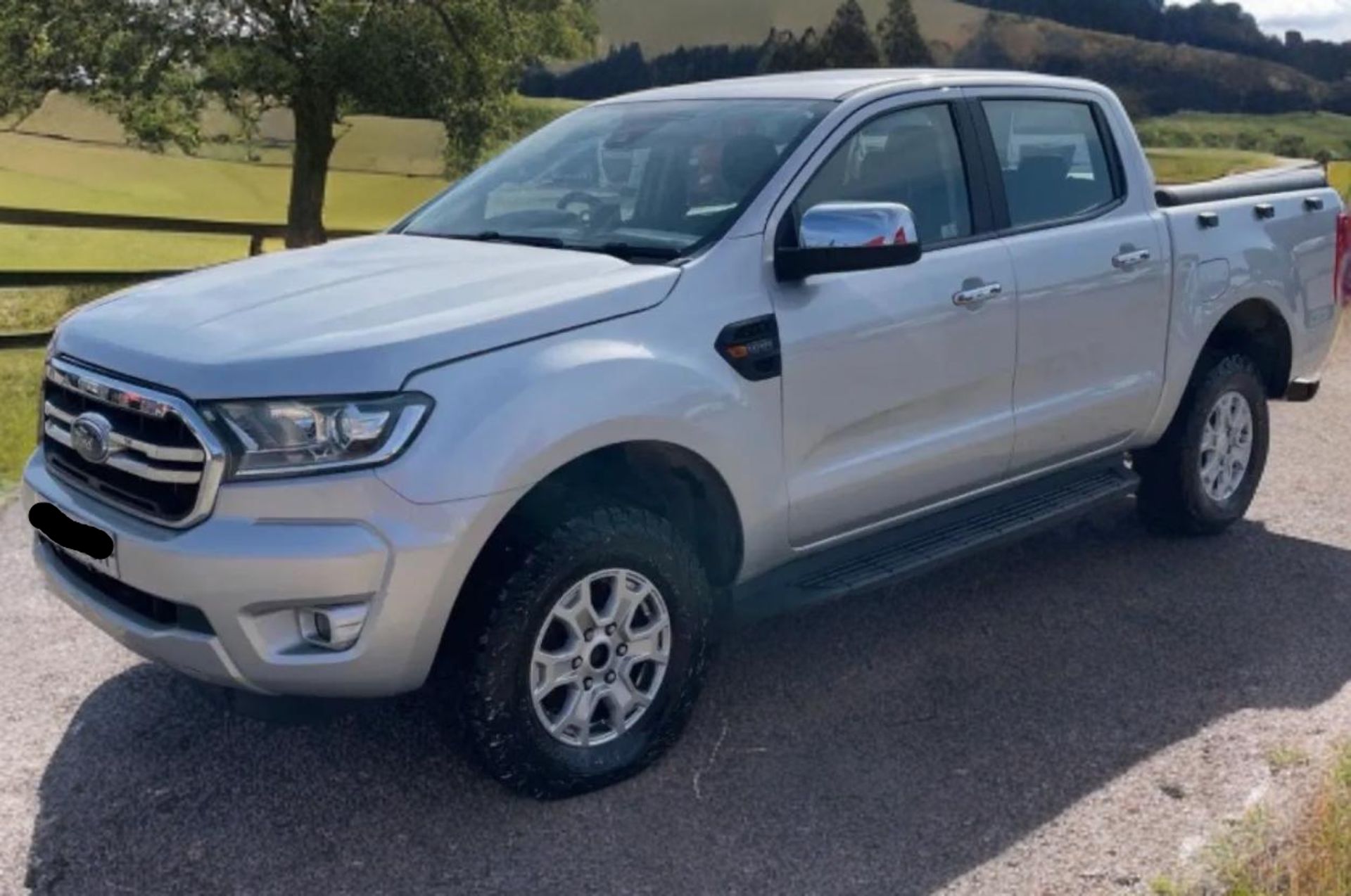 **(ONLY 104K MILEAGE)** 2019 FORD RANGER XLT ECOBLUE 4X4 2.0 DIESEL MANUAL PICK UP IN SILVER - Image 2 of 15
