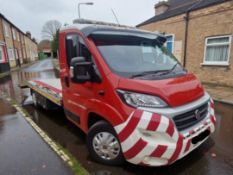 2021 FIAT DUCATO 35 MULTIJET II 2.3 DIESEL MANUAL CHASSIS CAB RED >>--NO VAT ON HAMMER--<<