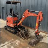 2021 KUBOTA U17-3 1.7T MINI EXCAVATOR