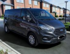 **(ONLY 89K MILEAGE)** 2020 FORD TRANSIT CUSTOM 300LIMITD EBLUE PANEL VAN >>--NO VAT ON HAMMER--<<