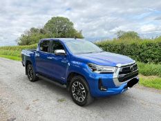 2021 TOYOTA HILUX INVINCIBLE D-4D 4WDDCB A 2.4 DIESEL AUTOMATIC PICK UP IN NEBULA BLUE