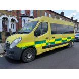 2016 VAUXHALL MOVANO F3900 L3H2 LWB HIGH ROOF DIRECT EX-AMBULANCE