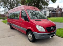 2011 MERCEDES-BENZ SPRINTER 513 CDI 2.1 DIESEL MANUAL RED XLWB MINIBUS