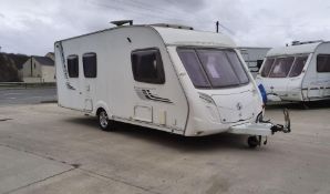 2008 SWIFT CHALLENGER 560 – FIXED ISLAND BED CARAVAN >>--NO VAT ON HAMMER--<<
