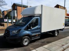 **(ONLY 113K MILEAGE)** 2022 FORD TRANSIT L4H1 LWB 13FT LUTON WITH TAIL LIFT