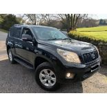 2010 TOYOTA LAND CRUISER LC3 D-4D A 2.9L DIESEL AUTO SUV BLACK >>--NO VAT ON HAMMER--<<