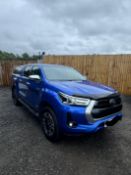 **(ONLY 73K MILEAGE)** 2022 TOYOTA HILUX INVINCIBLE D-4D 2.4 AUTOMATIC DIESEL PICK UP BLUE