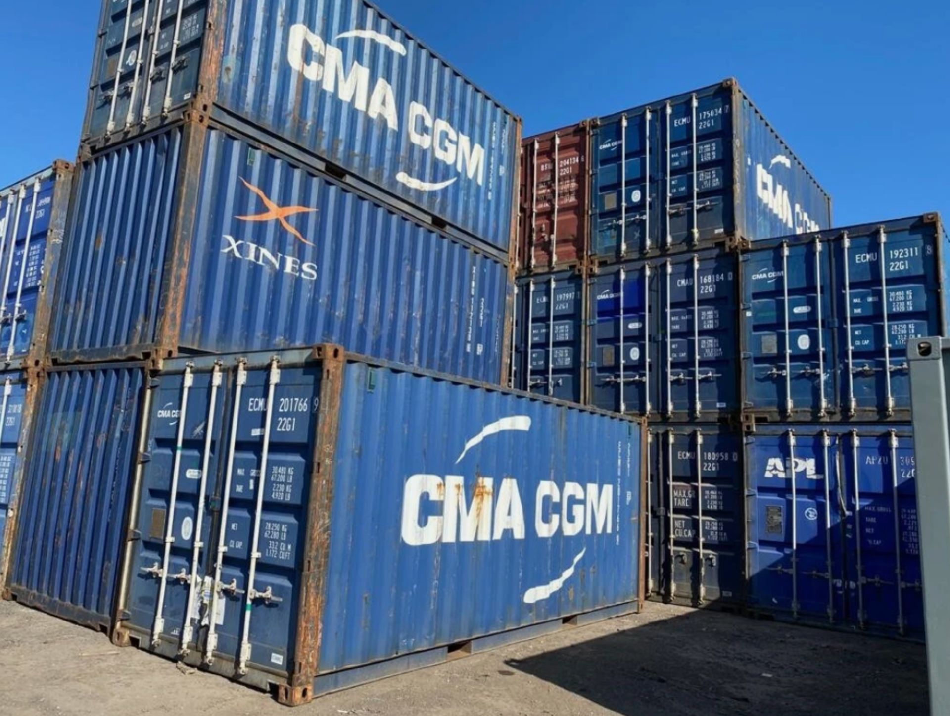 20FT X 8FT USED SHIPPING CONTAINER