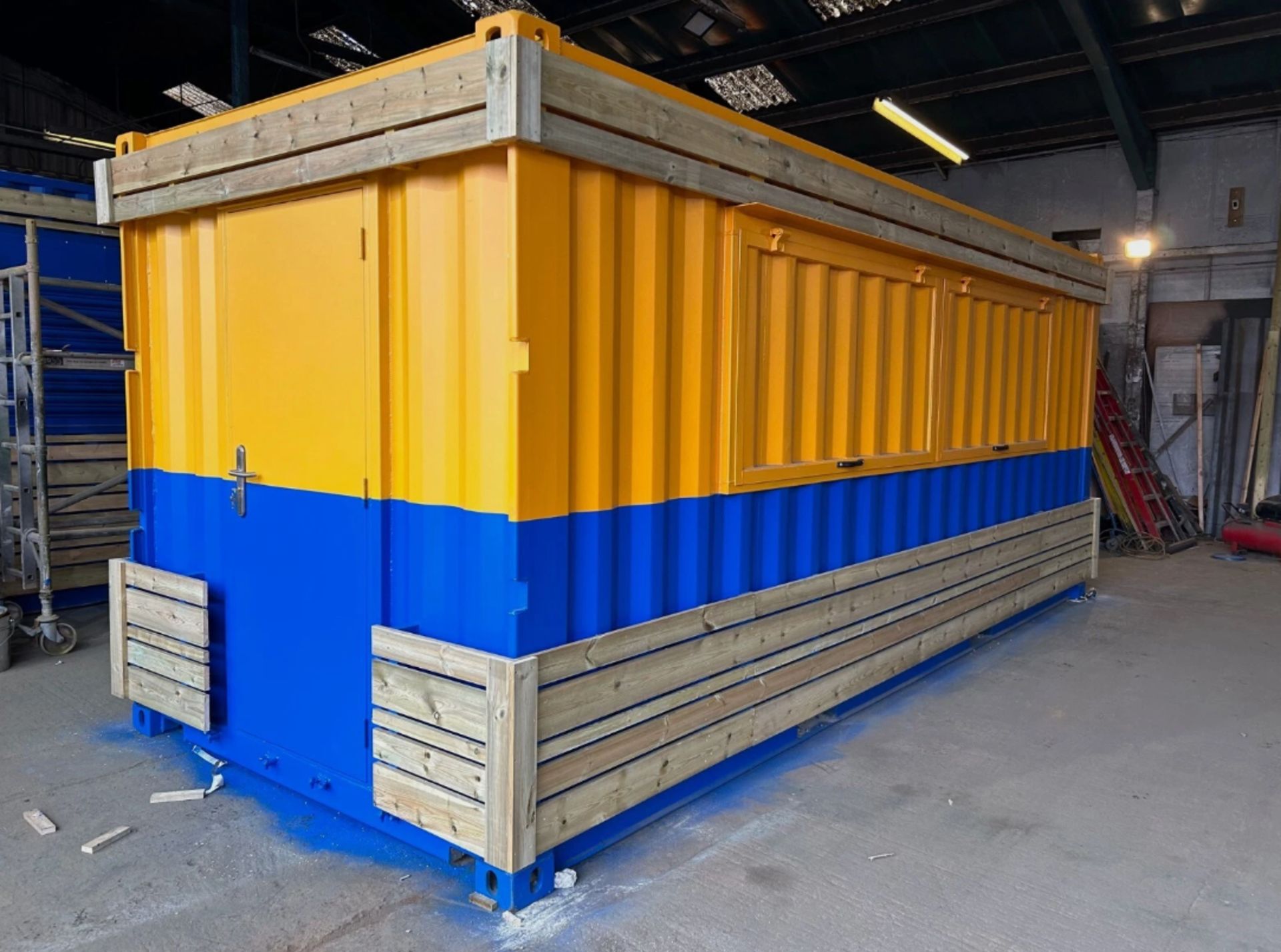 20FT X 8FT KIOSK SHIPPING CONTAINER - Image 4 of 5