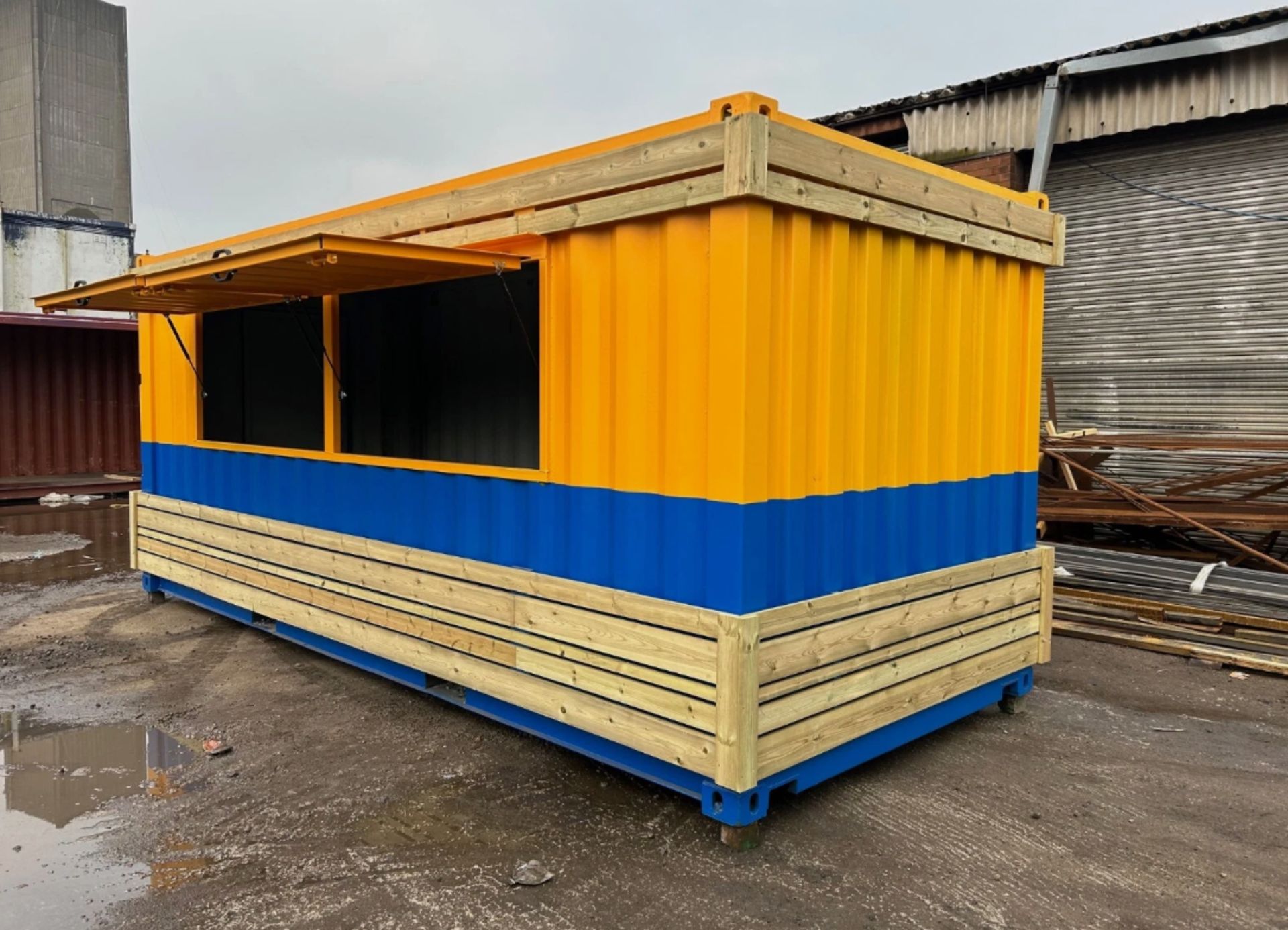20FT X 8FT KIOSK SHIPPING CONTAINER - Image 5 of 5