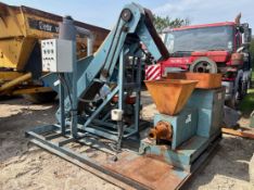 TWIN DIESEL ENGINE BRIQUETTE WASTE WOOD MAKING MACHINE – TREE WASTE LOGS PELLETS FIREWOOD