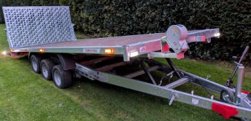 1 X NEW HD 3.5T 5MTR UNI TILT-BED COMMERCIAL TRAILER - 3 YEAR WARRANTY