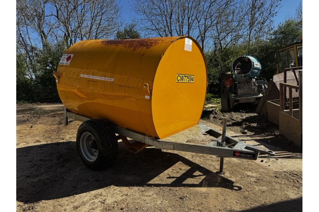 2021 TRAILER ENGINEERING 2140 LITRE BUNDED DIESEL BOWSER - Image 1 of 7