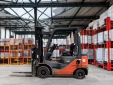 2021 TOYOTA 42-8FDF18 DIESEL FORKLIFT – 1800KG CAPACITY – 10,025 HOURS