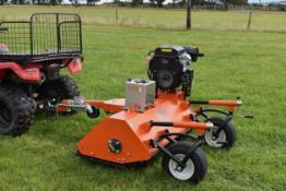 QUAD MULE GATOR UTV ATV 4X4 TOWABLE FLAIL MOWER TOPPER – V-TWIN 22HP PETROL
