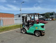 **(INCLUDES CHARGER)** 2015 TOYOTA 8FBMT15 ELECTRIC FORKLIFT