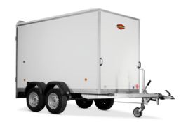 1 X NEW BOCKMANN BOX/VAN TRAILER - 3X1.5X1.8MTR 2.7T TWIN REAR DOORS