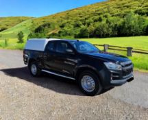 **(ONLY 77K MILEAGE)** 2022 ISUZU D-MAX UTILITY 1.9 DIESEL MANUAL PICK UP IN BLACK