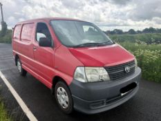 2007 TOYOTA HIACE 280 D-4D 95 SWB L1H1 2494CC DIESEL MANUAL PANEL VAN