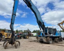 2012 FUCHS MHL 360 WHEELED EXCAVATOR / MATERIAL HANDLER