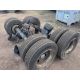 2 X ROR AXLES WITH DRUM BRAKES AND 215/75R17.5 TYRES – TRACTOR LOW LOADER TRAILER - Image 1 of 7