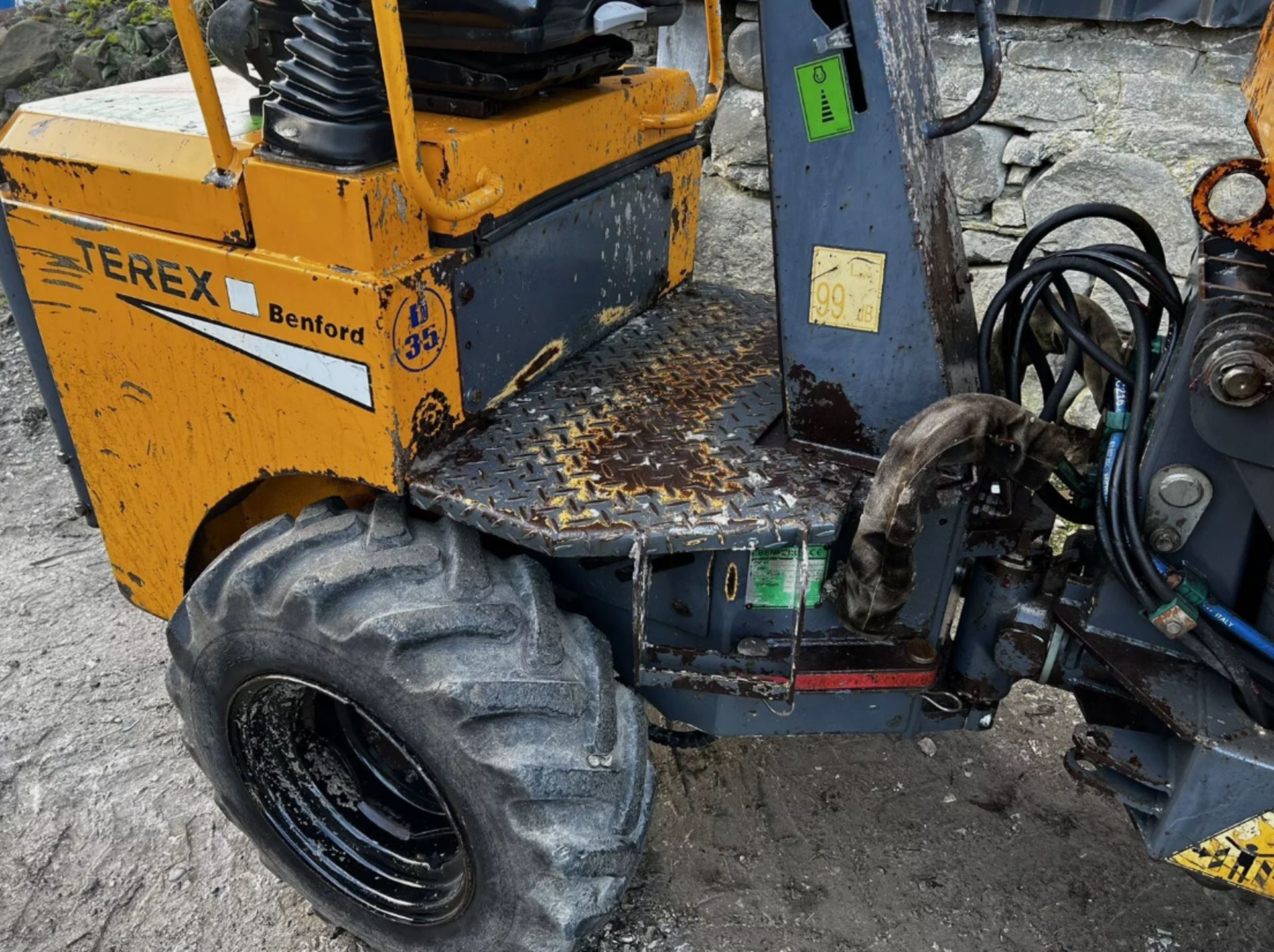 2005 TEREX BENFORD HD1000 1 TON HIGH LIFT 4WD DUMPER - Image 7 of 9