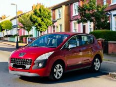 **(ONLY 92K MILEAGE)** 2012 PEUGEOT 3008 1.6 E-HDI ACTIVE EGC SEMI >>--NO VAT ON HAMMER--<<