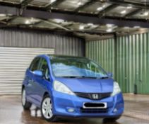 **(ONLY 118K MILEAGE)** 2012 HONDA JAZZ I-VTEC EX CVT 1.3L PETROL BLUE >>--NO VAT ON HAMMER--<<