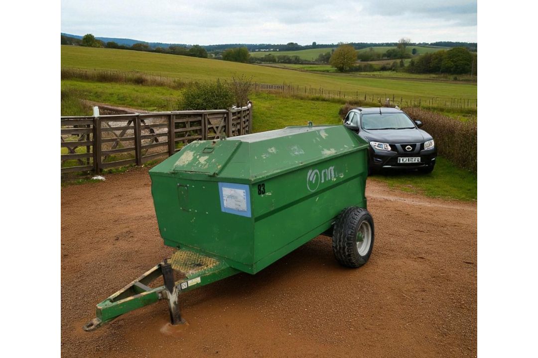 2250 LITRE BUNDED DIESEL BOWSER FUEL TANK - Image 1 of 6