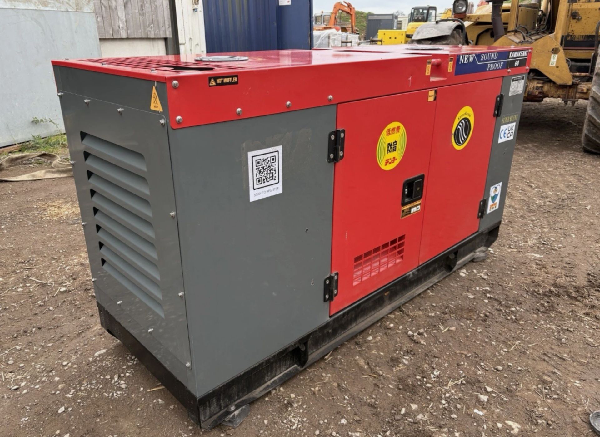 UNUSED KAWAKENKI KK60-111-SSS 2026 60 KVA GENERATOR – 3 PHASE - Image 4 of 7