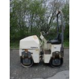 2010 TEREX TV800 RIDE-ON VIBRATING ROLLER