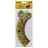 288 X PARTY CRAFT CUPCAKE WRAPPERS JUNGLE PALS
