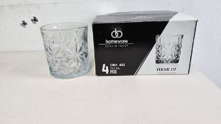 48 SETS OF 4 DRINKING GLASS