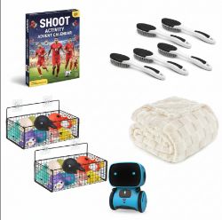 PALLET OF FOOTBALL ADVENT CALENDARS, HOMEWARE, TOOLS AND PET SUPPLIES - RRP £2248.34