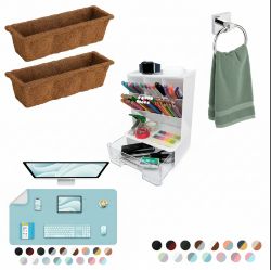 PALLET OF HOME & GARDEN APPLIANCES, DESK MATS, STATIONERY & DECOR - RRP £2882.52