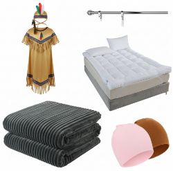 PALLET OF HOMEWARE, FASHION, CURTAIN POLES, BEDDING AND PARTY DECOR - RRP £1928.30