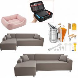PALLET OF HOME RUGS, PET BEDS, SOFA COVERS, TECH & KITCHEN HARDWARE - RRP £1742.67