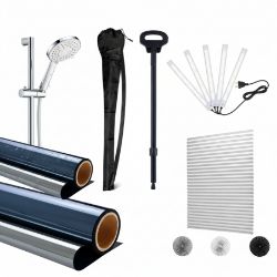 PALLET OF CURTAIN RODS, LED LIGHTING, WINDOW FILM & HOUSEHOLD GOODS - RRP £1802.14