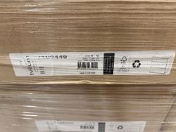30 X NOVA MATT WHITE 3 DRAWER CHEST OF DRAWERS (H)835MM (W)768MM (D)400MM