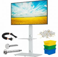 PALLET OF TV STANDS, CURTAINS, WINDOW FILM, BEDDING AND HOME DECOR - RRP £2197.15