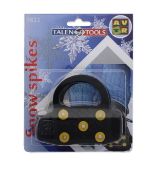100 X 5 STUD SNOW SPIKES 1 PAIR -VELCRO STRAPS